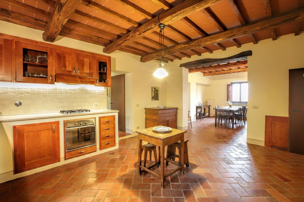 Villa Toscana Il Capiteto Панцано Экстерьер фото
