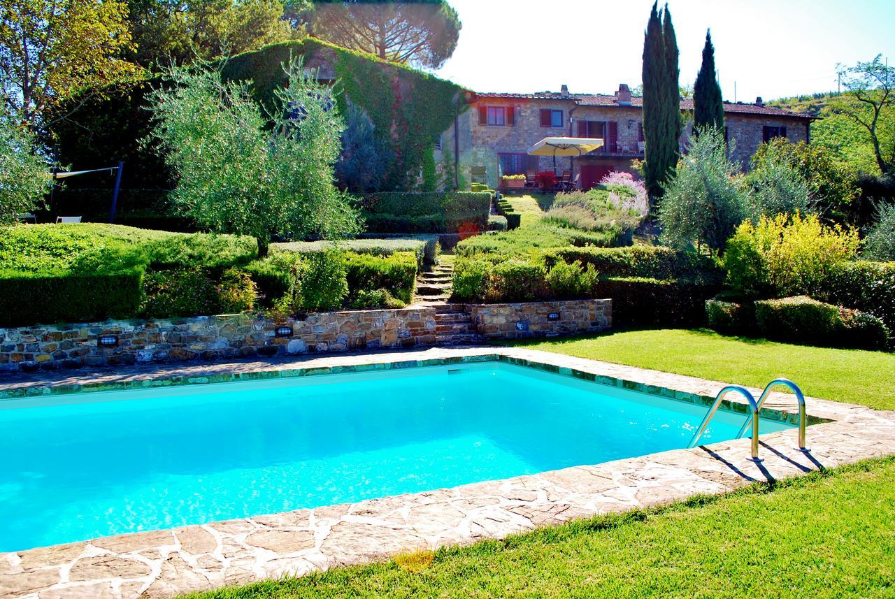 Villa Toscana Il Capiteto Панцано Экстерьер фото